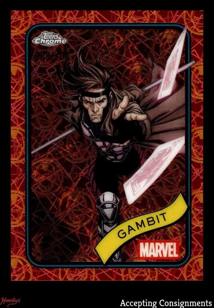 2025 Gambit [Iron Man Red & Gold Lazer Refractor] #105