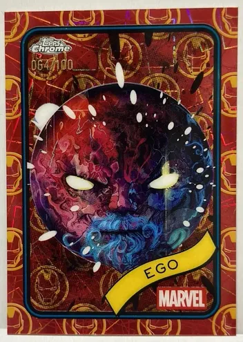 2025 Ego [Iron Man Red & Gold Lazer Refractor] #55