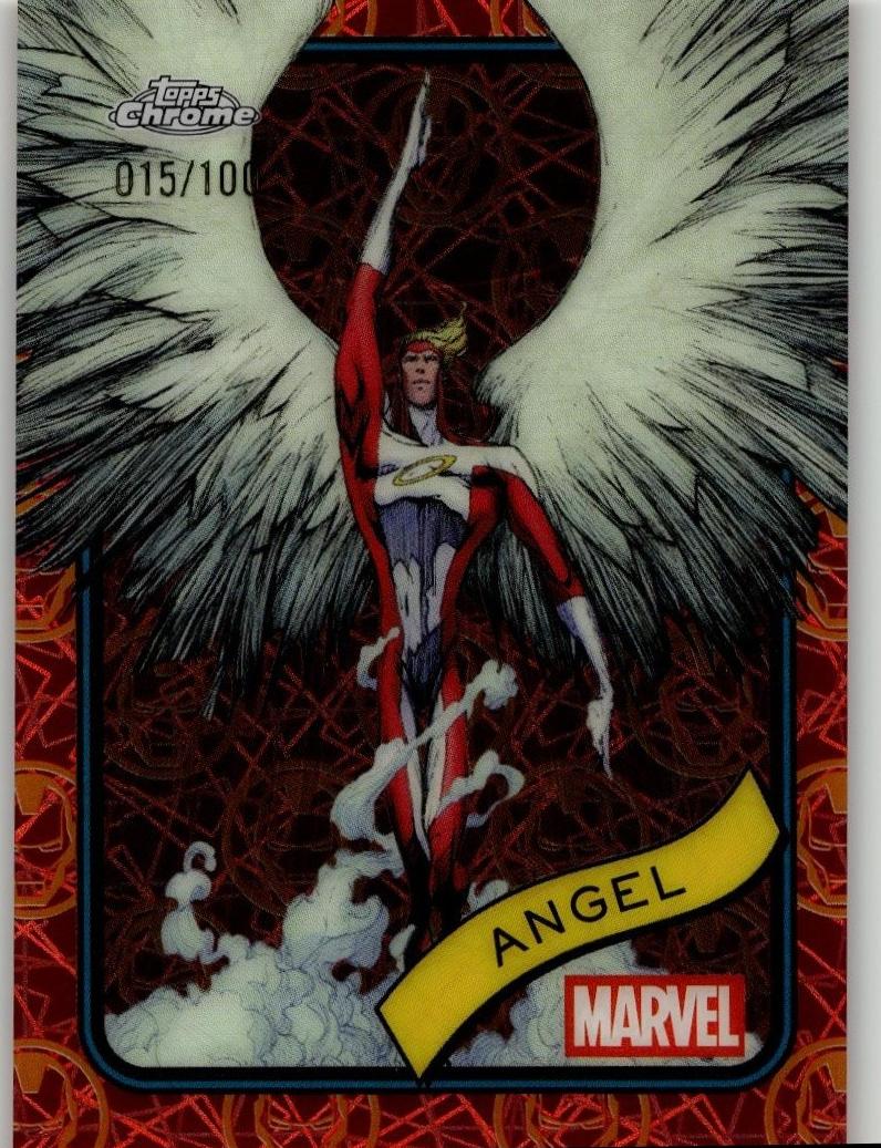 2025 Angel [Iron Man Red & Gold Lazer Refractor] #186