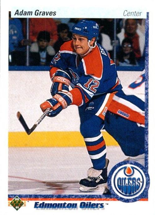 1990 Upper Deck Adam Graves #344 card
