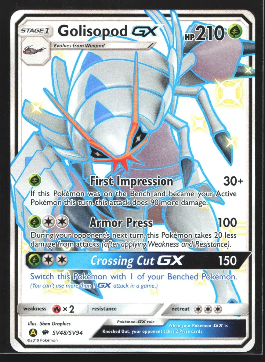Golisopod GX 2019 Pokemon Sun & Moon Hidden Fates