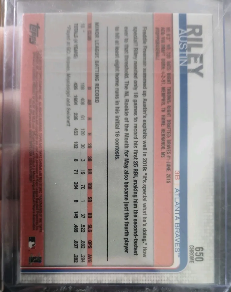 2019 Austin Riley [Red] #650