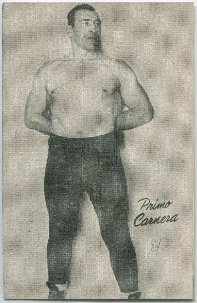 1947 Bond Bread Primo Carnera #NNO card