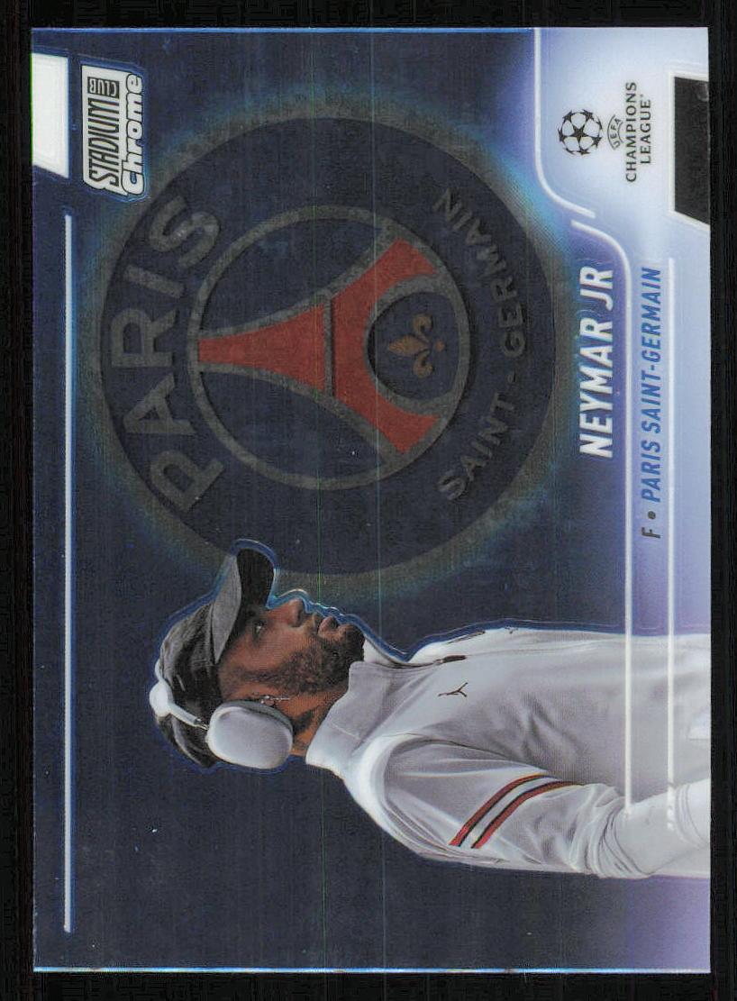 2021 Topps Stadium Club Chrome UEFA Champions League Neymar Jr #100 card