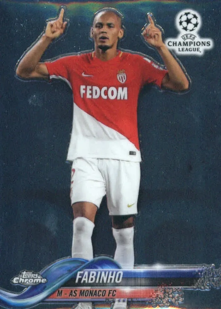 2017 Topps Chrome UEFA Champions League Fabinho #84 card