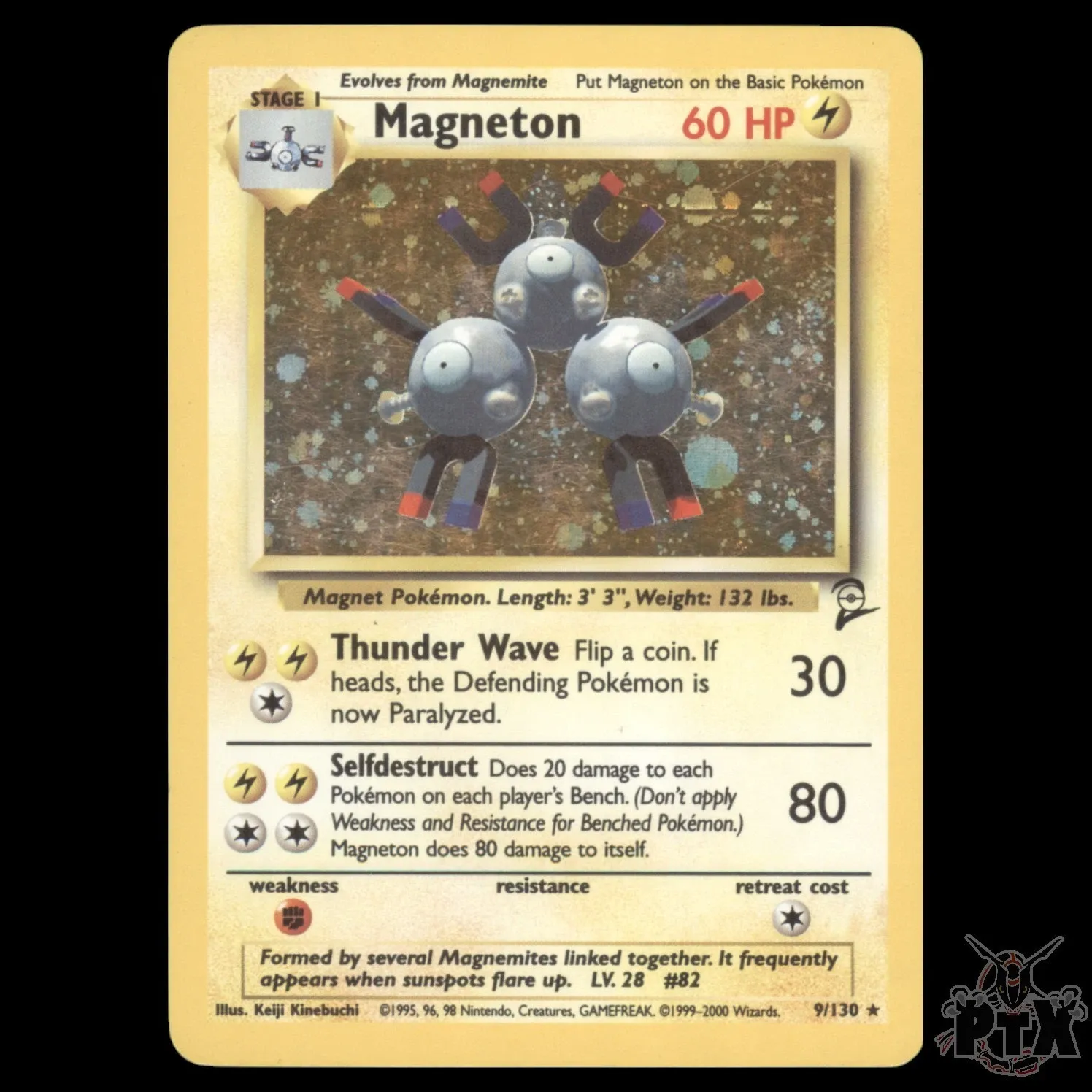 2000 Pokemon Pokemon Game Base Ii BASE II #9 Magneton front