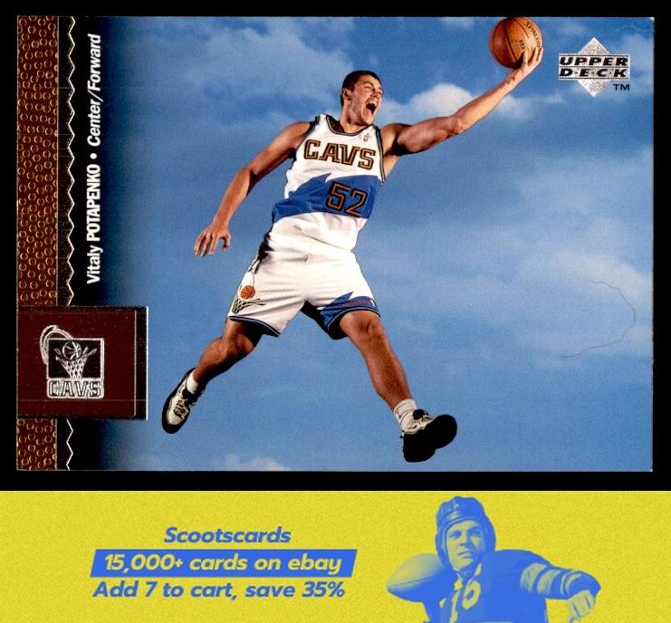 1996 Upper Deck Vitaly Potapenko #201 card