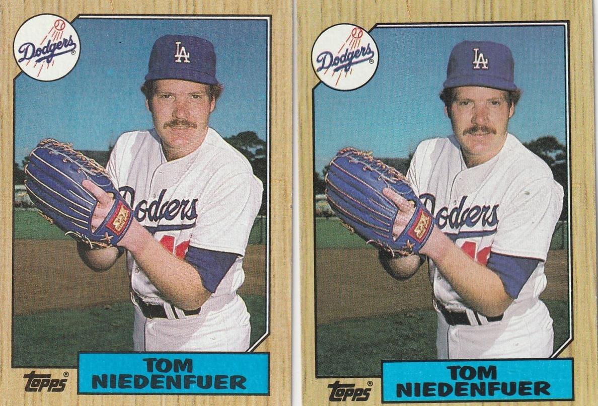 1987 Topps Tom Niedenfuer #538 card