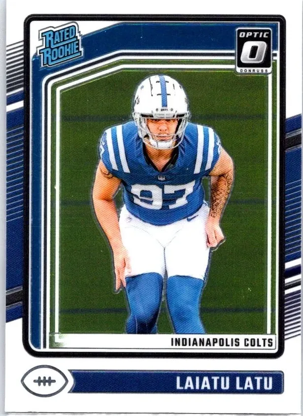 Laiatu Latu 2024 Donruss Optic Football card