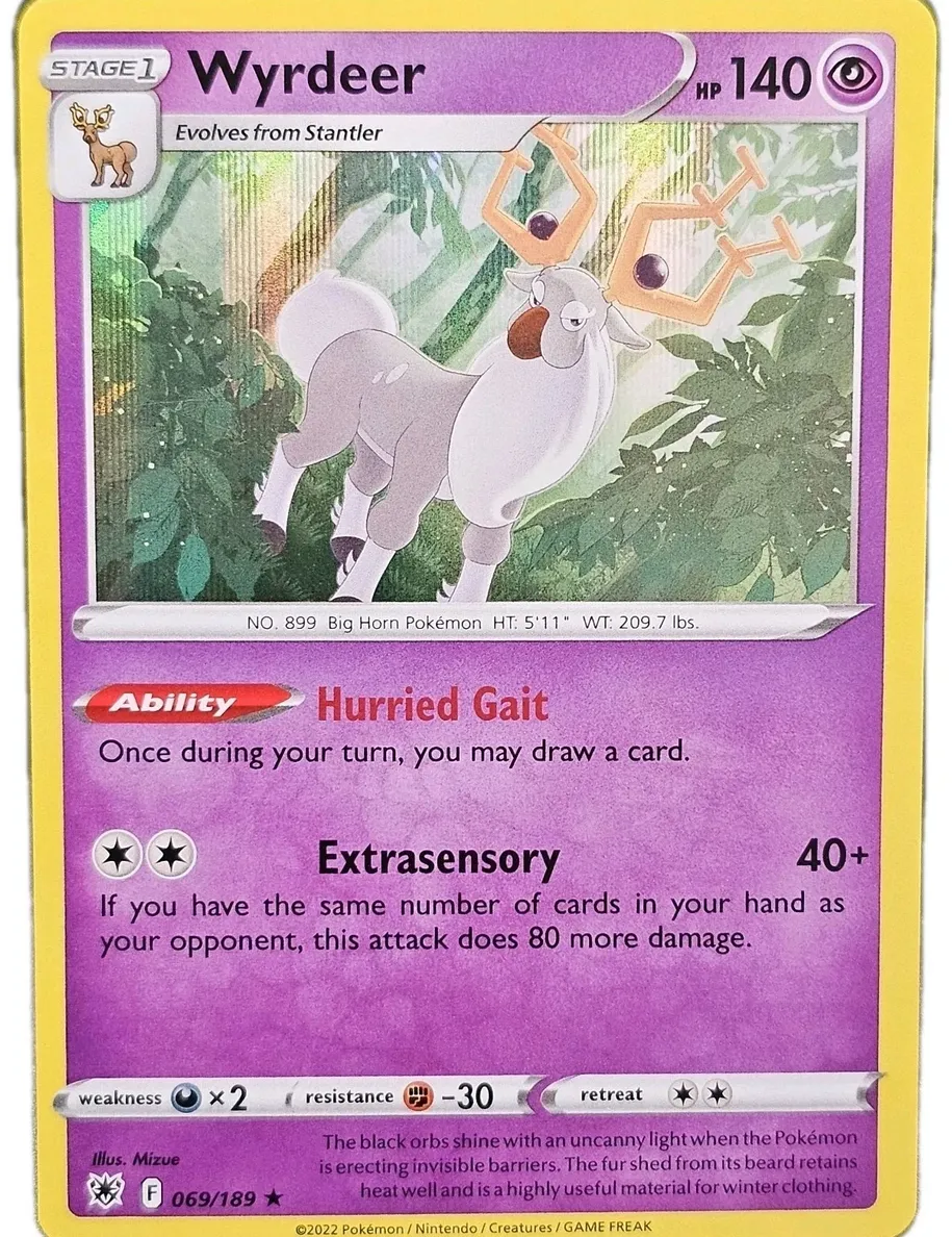 Wyrdeer Holo 2022 Pokemon Astral Radiance