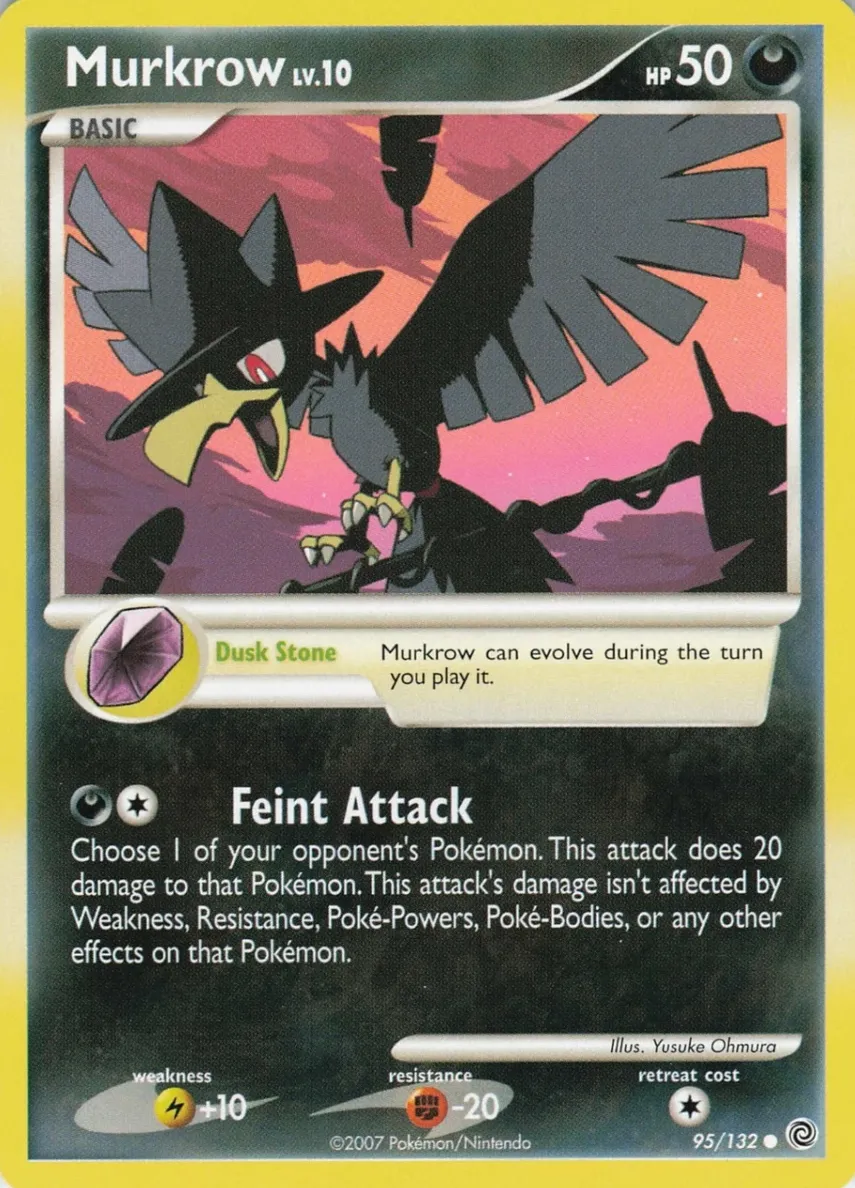 Murkrow 2007 Pokemon Diamond & Pearl Secret Wonders
