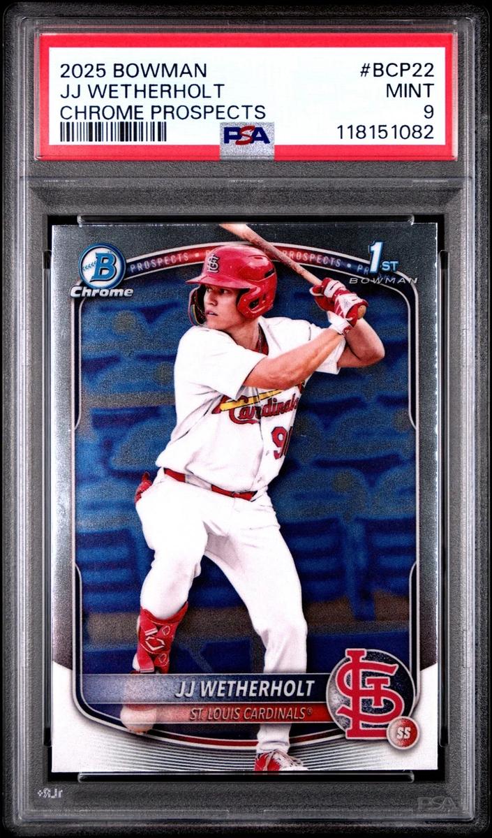 JJ Wetherholt - 2025 Bowman Chrome Prospects Baseball