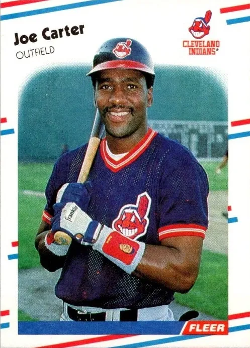 1988 Fleer Joe Carter #605 card