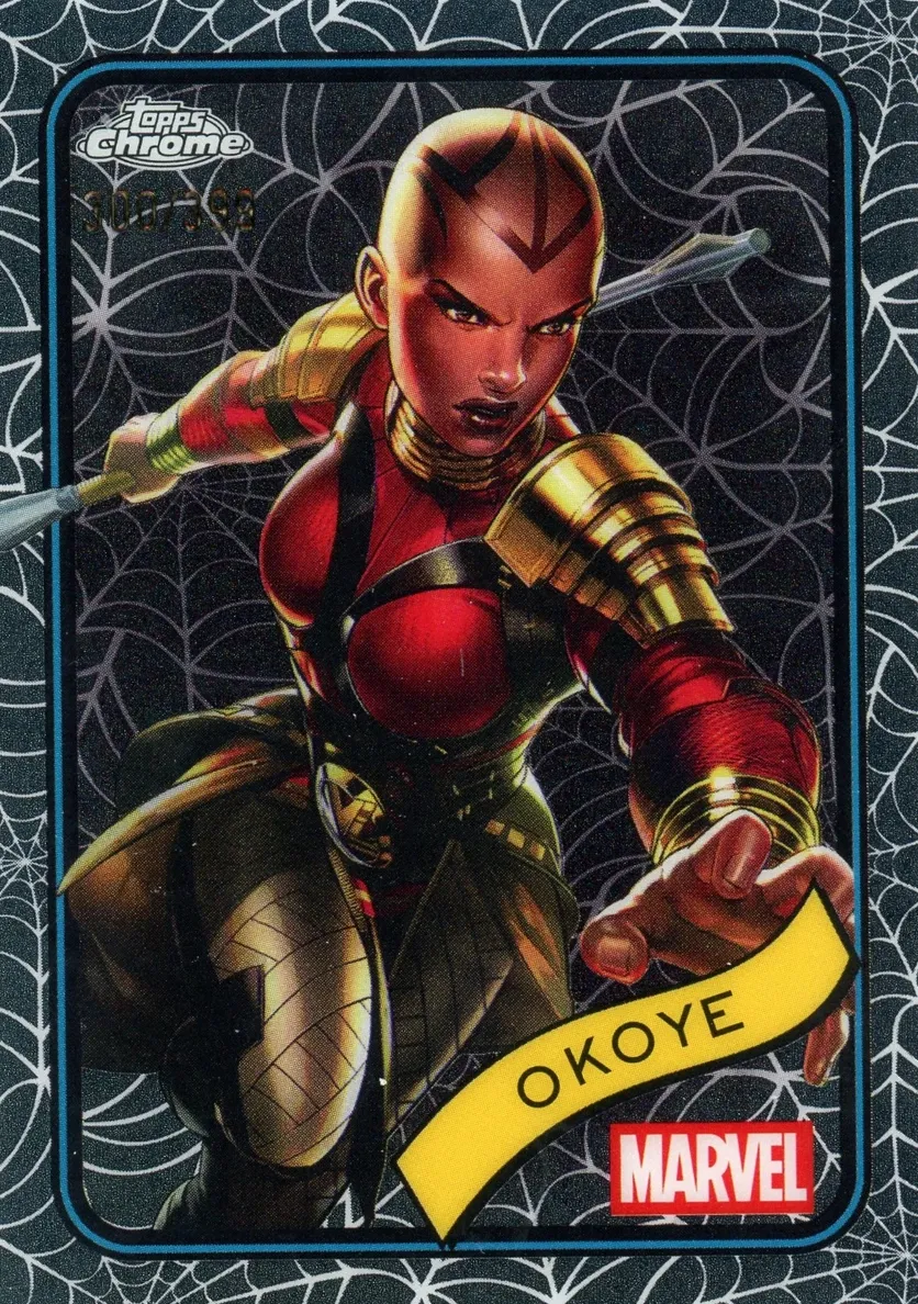 2025 Okoye [Clawed Chrome Red Refractor] #58