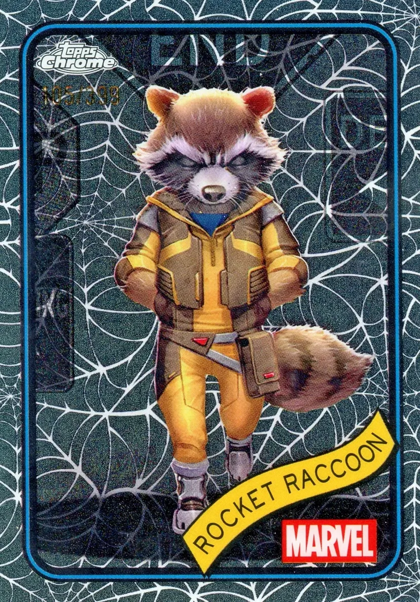 2025 Rocket Raccoon [Black Refractor] #120