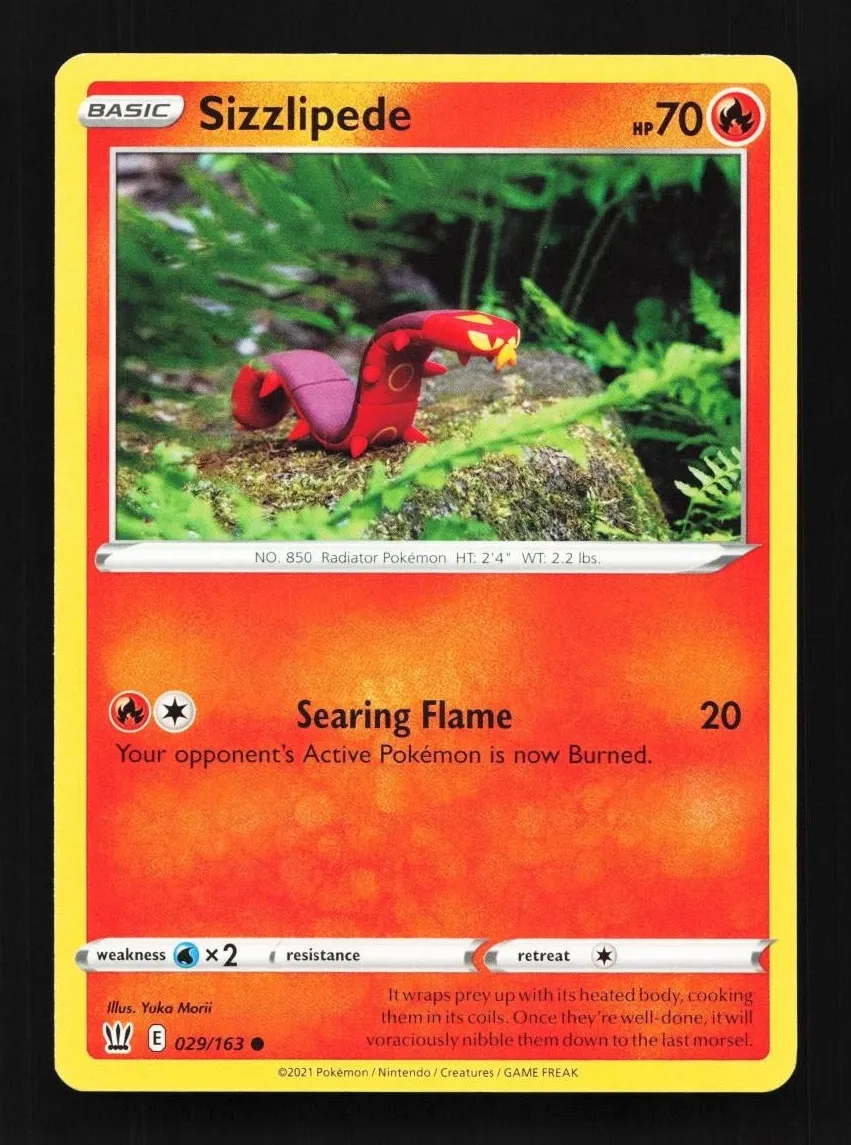 Sizzlipede 2021 Pokemon Battle Styles