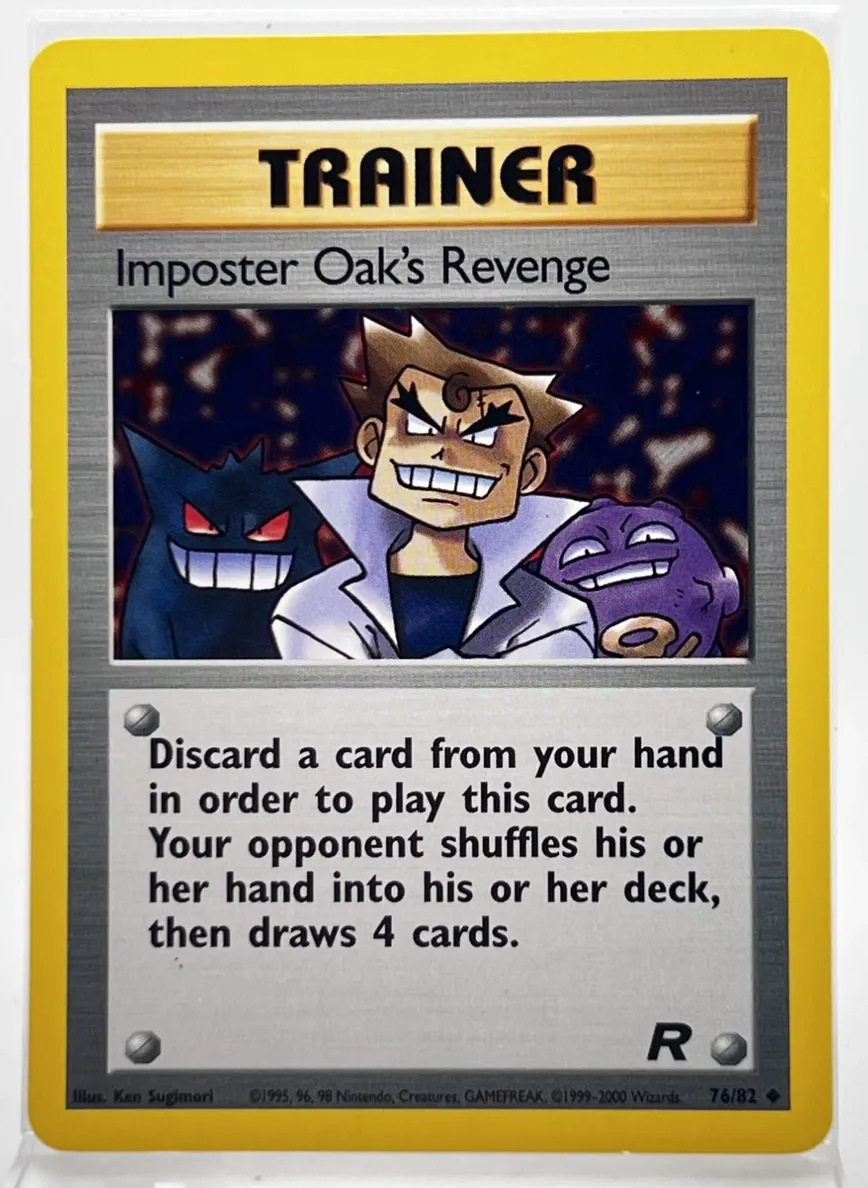 Imposter Oak's Revenge 2000 Pokemon Team Rocket