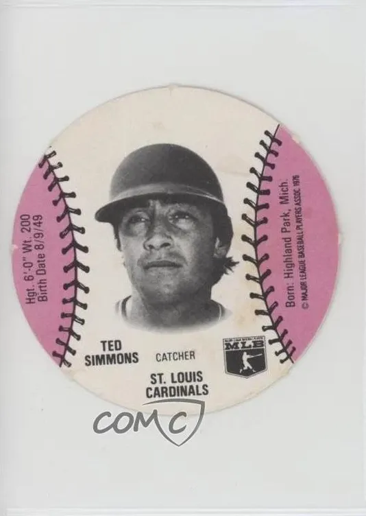 1977 Ted Simmons #NNO