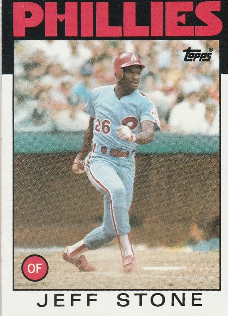 1986 Topps Jeff Stone #686 card
