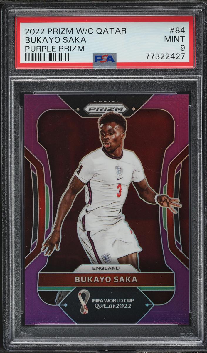 Bukayo Saka - 2022 Panini Prizm FIFA World Cup Qatar Soccer