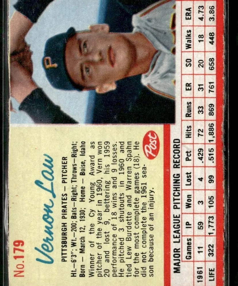 1962 Vernon Law #179