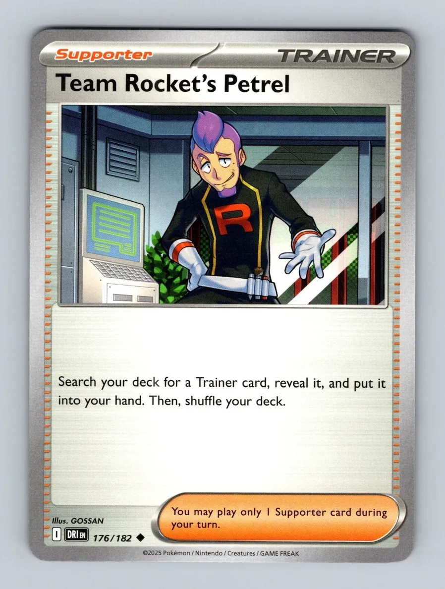 Team Rocket's Petrel 2025 Pokemon Scarlet & Violet Destined Rivals