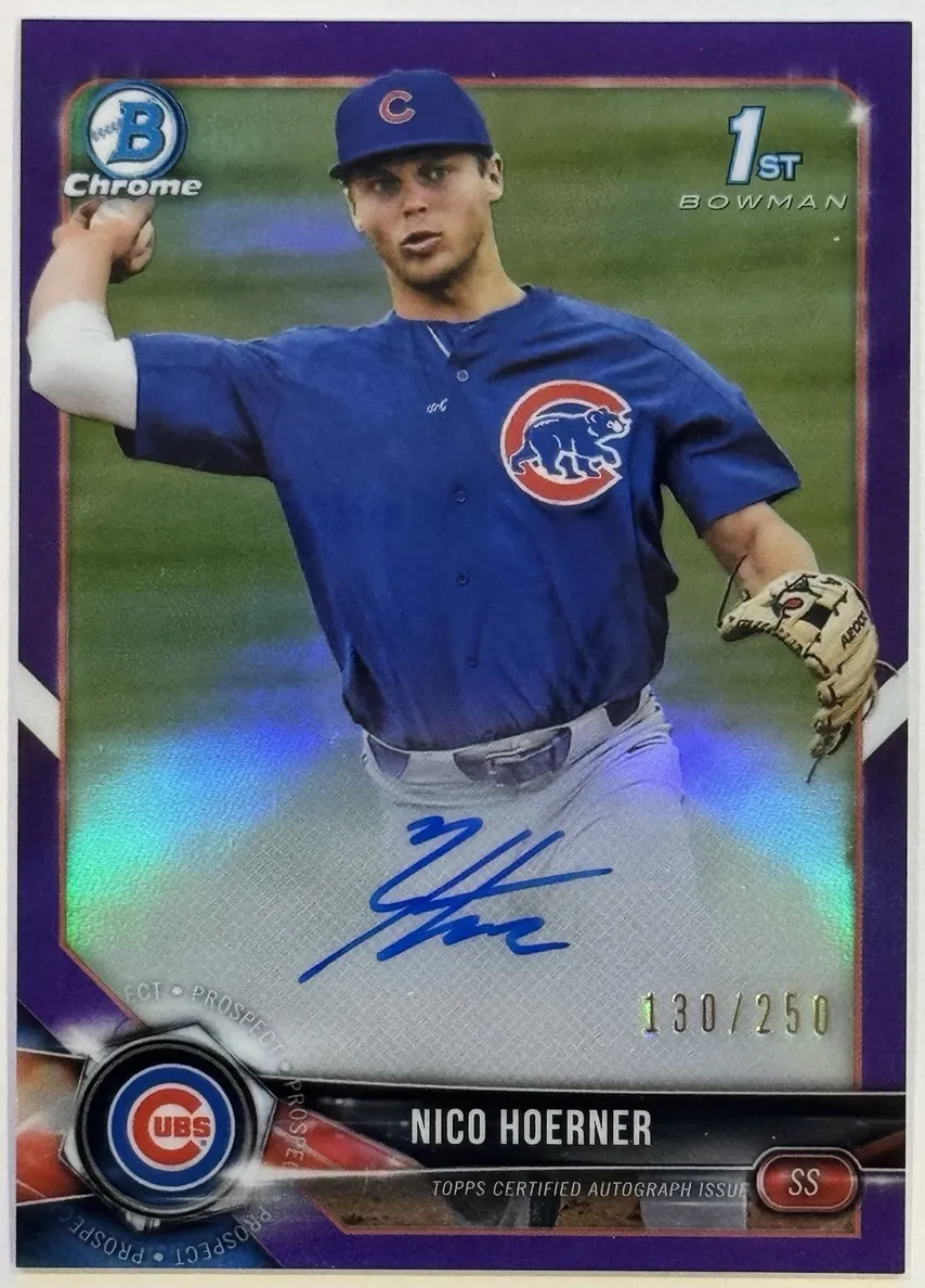2018 Nico Hoerner [Purple Refractor] #CDA-NH