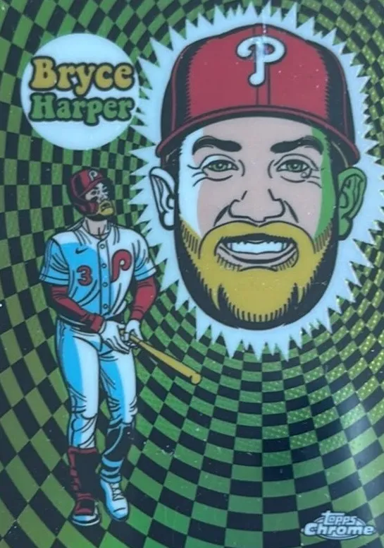 2023 Topps Chrome Bryce Harper #UV-2 card