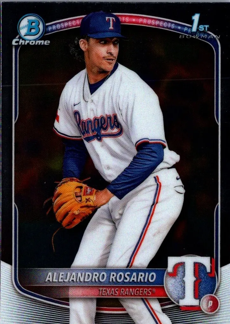 Alejandro Rosario 2025 Bowman Chrome Prospects card