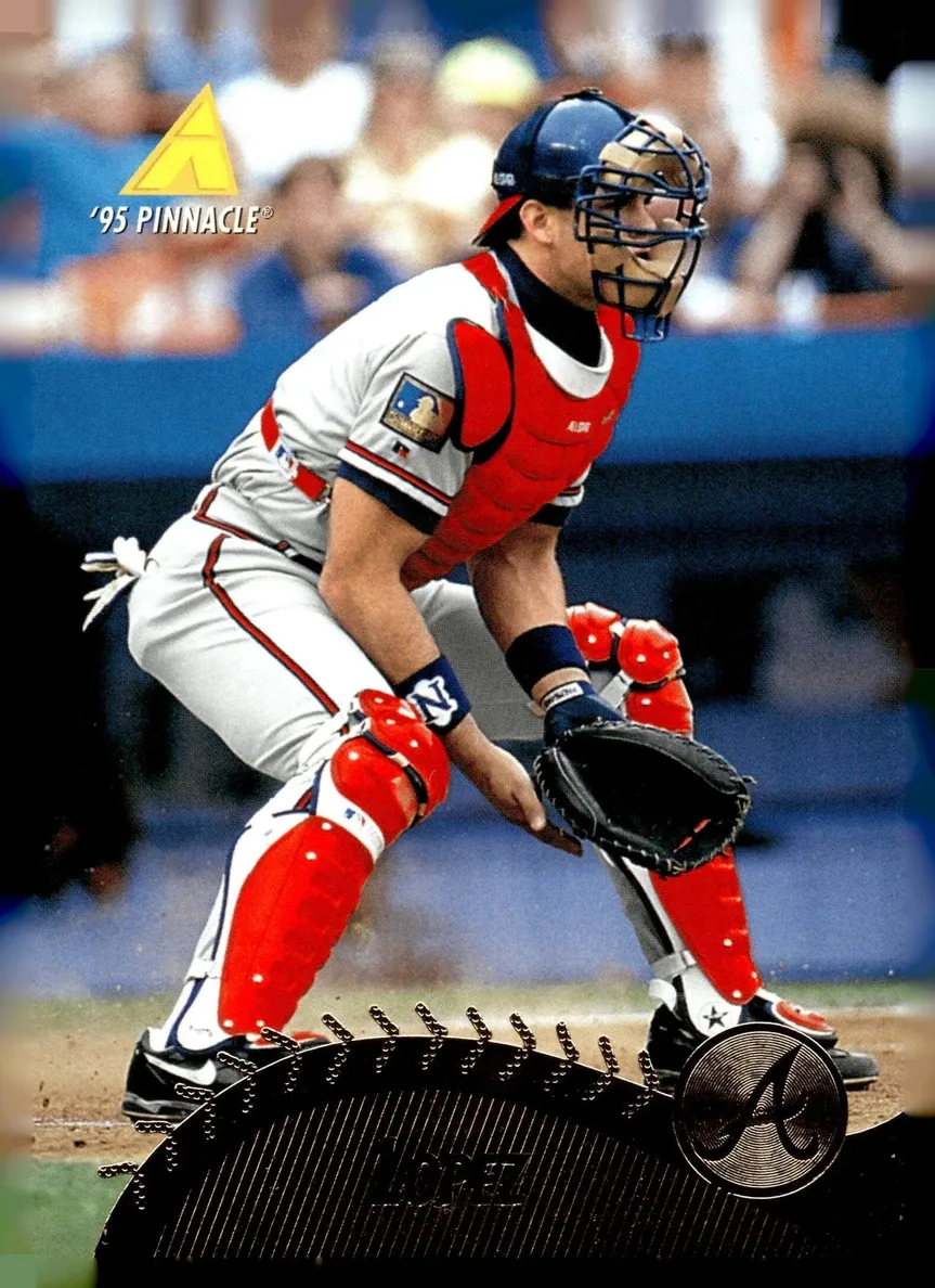 1995 Pinnacle Javy Lopez #229 card