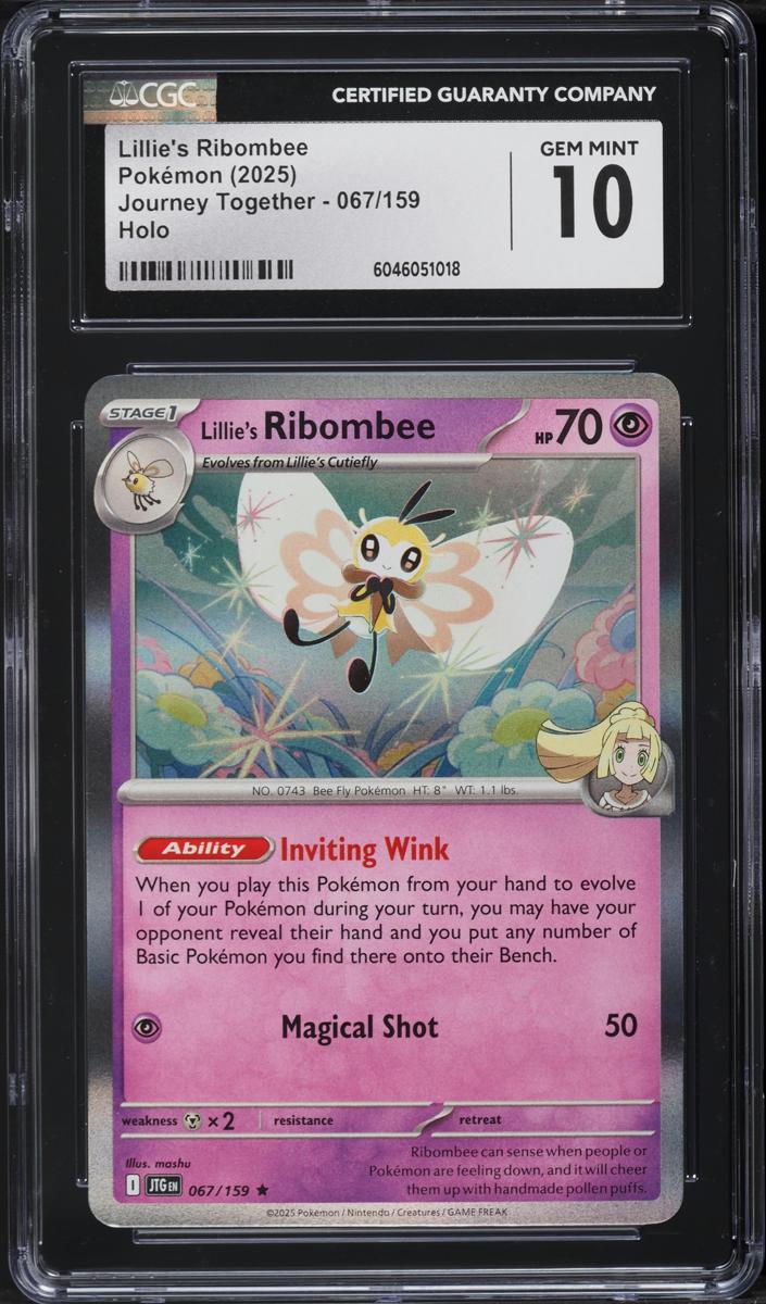 Lillie's Ribombee 2025 Pokemon Scarlet & Violet Journey Together
