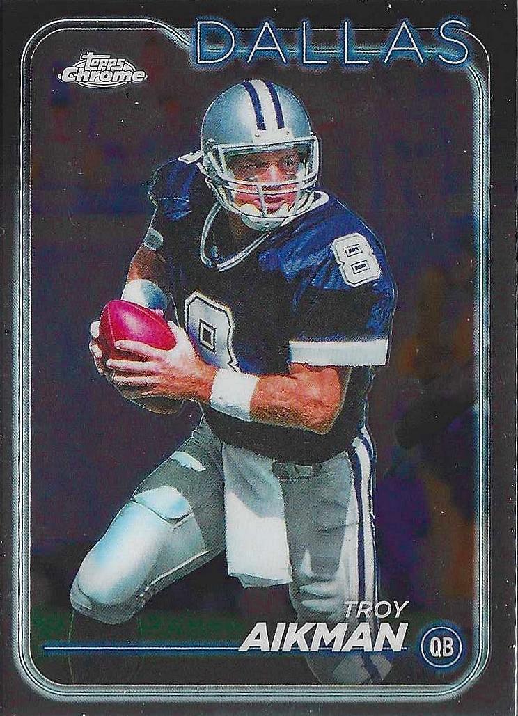 Troy Aikman 2024 Topps Chrome Football card