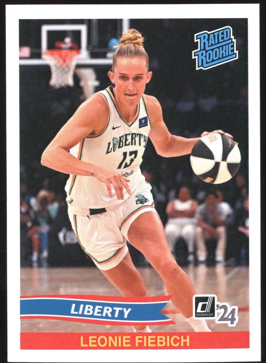 2024 Panini Instant WNBA Rated Rookie Retro Leonie Fiebich #RRR-14 card