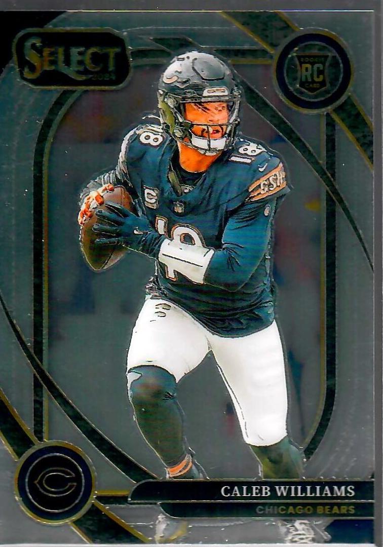 2024 Panini Select Caleb Williams [Silver Prizm Die-Cut] #216 card