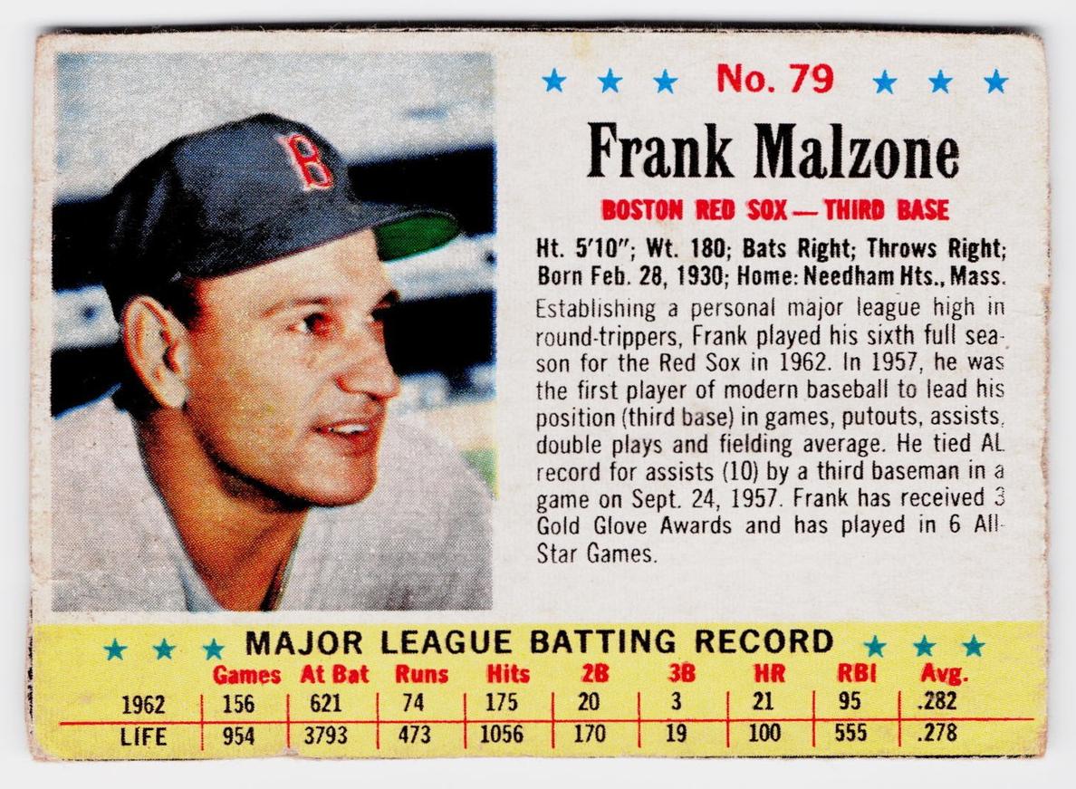 1963 Frank Malzone #79