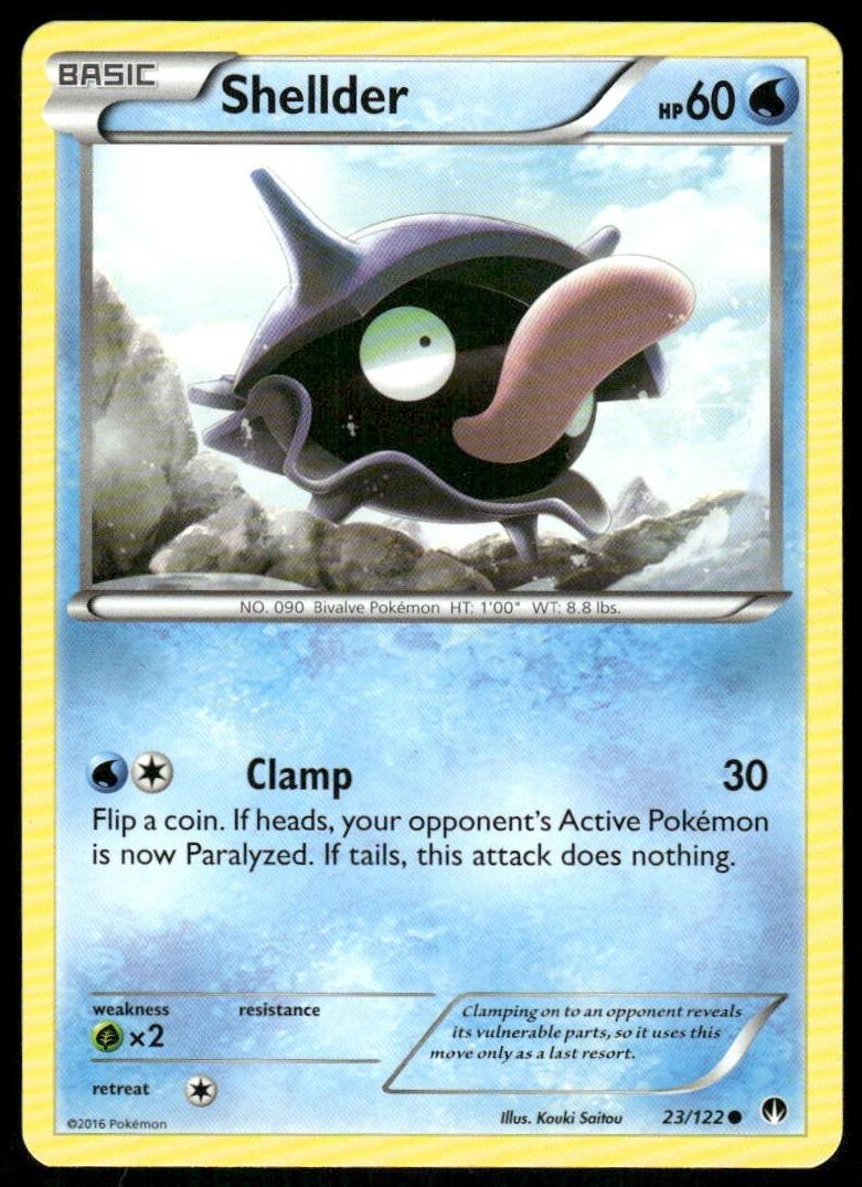 Shellder 2016 Pokemon XY BREAKpoint