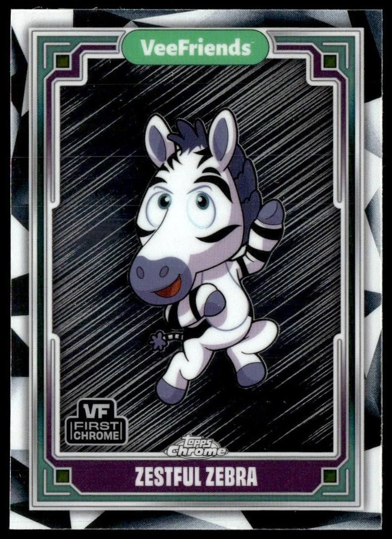 2025 Zestful Zebra [Orange Refractor] #95