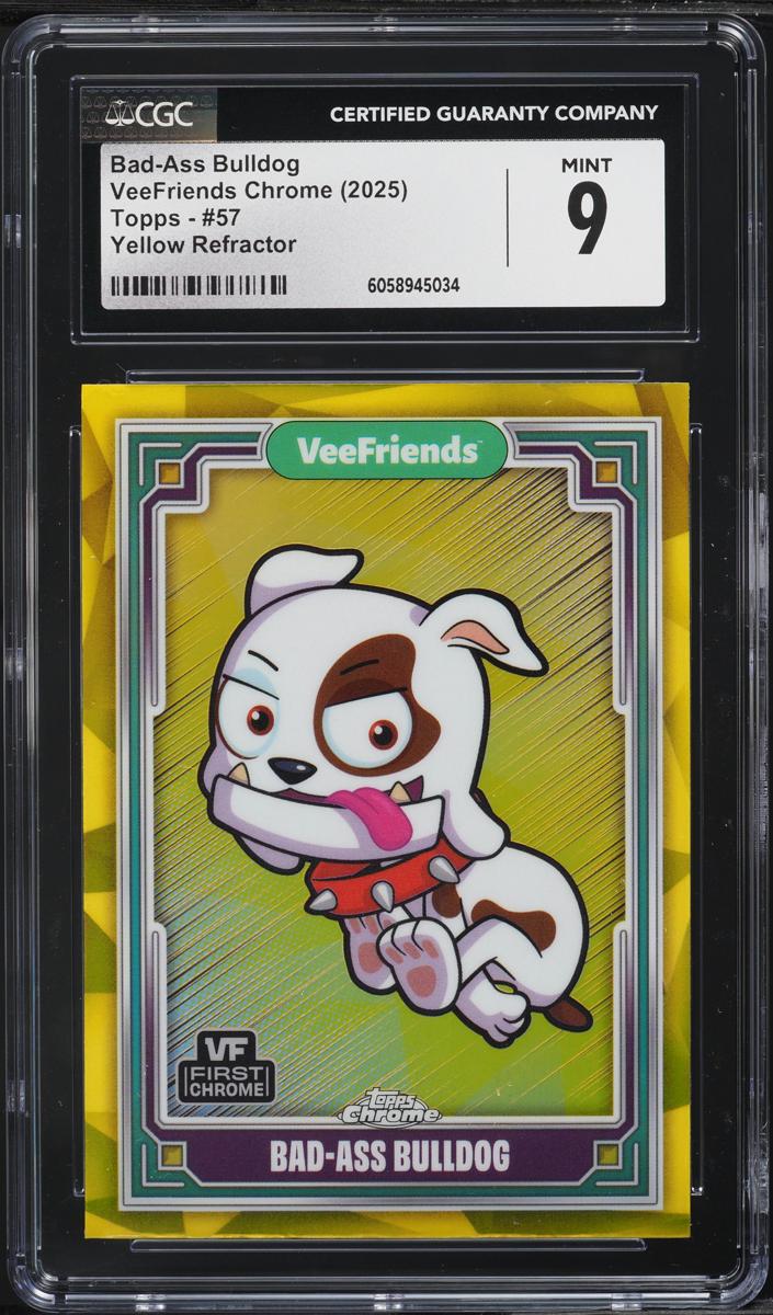 2025 Bad-Ass Bulldog [Yellow Refractor] #57