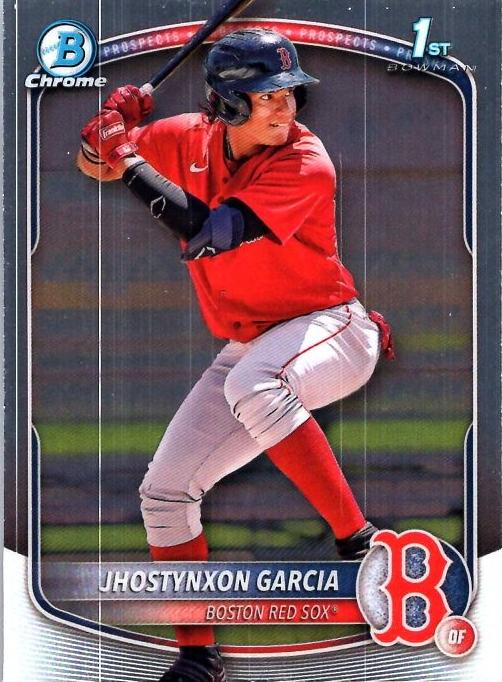 Jhostynxon Garcia 2025 Bowman Chrome Prospects card