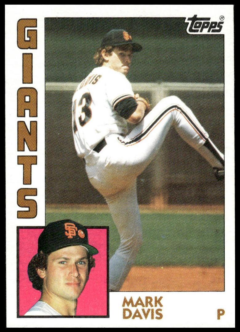 1984 Topps Mark Davis #343 card