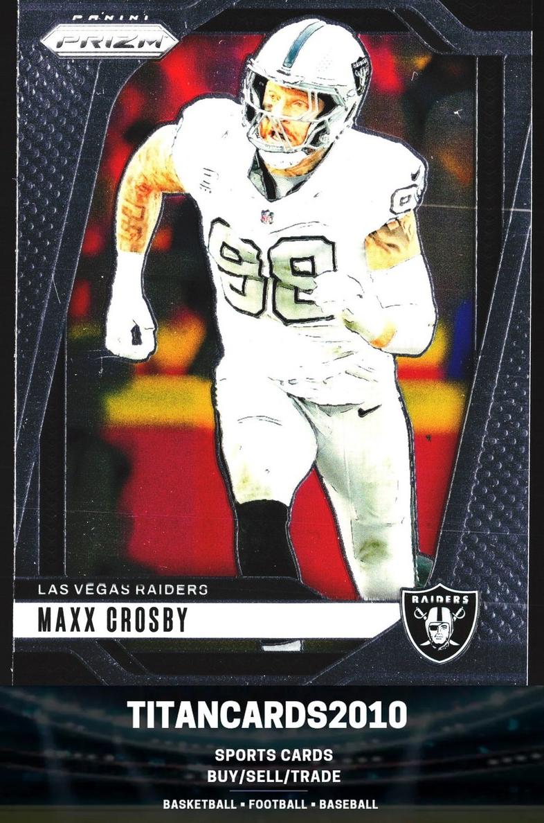 Maxx Crosby 2024 Prizm Football card