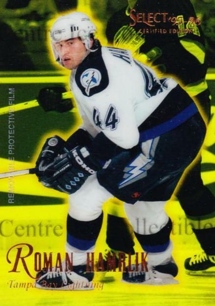 1995 Roman Hamrlik [Mirror Gold] #20