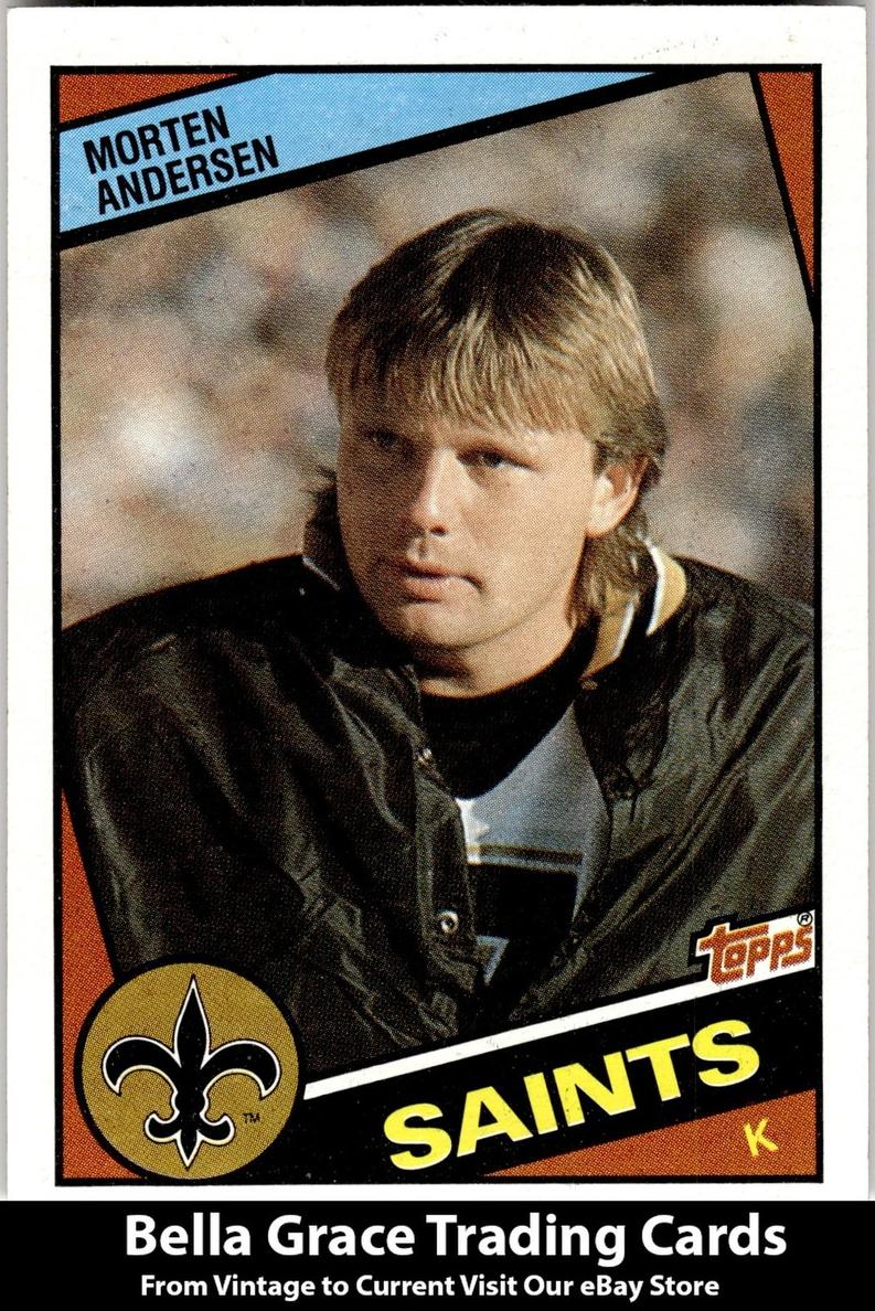 Morten Andersen 1984 Topps Football