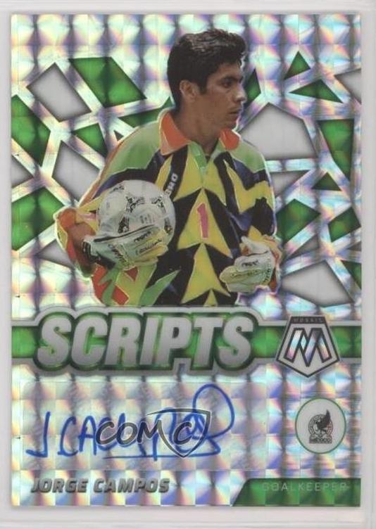 2021 Panini Mosaic FIFA Road to the World Cup Jorge Campos #S-JCA card