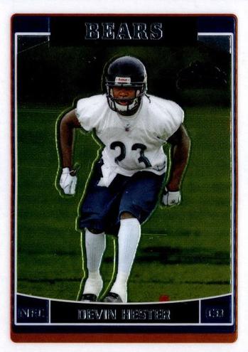 2006 Topps Topps Chrome autograph #252 Devin Hester front