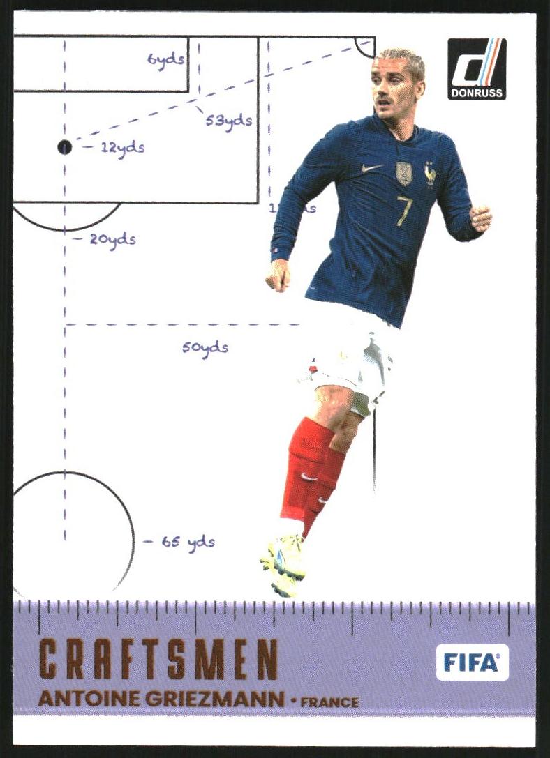 2022 Panini Donruss Antoine Griezmann [Orange] #11 card