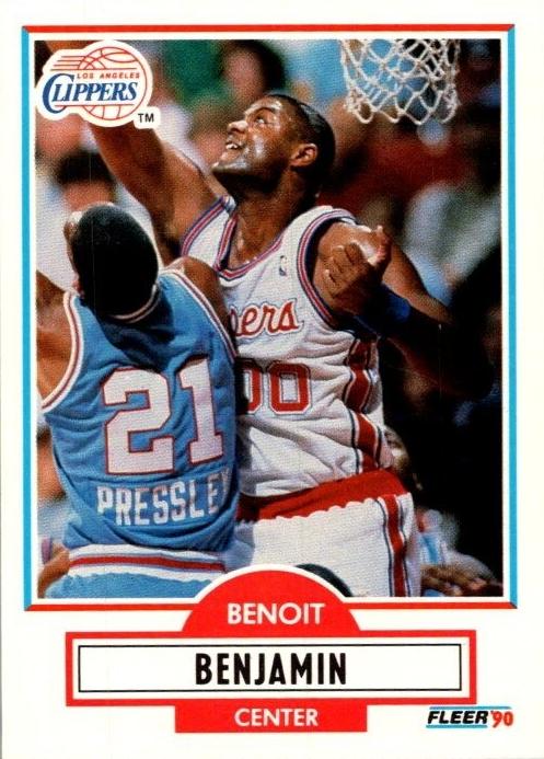 1990 Fleer Benoit Benjamin #84 card