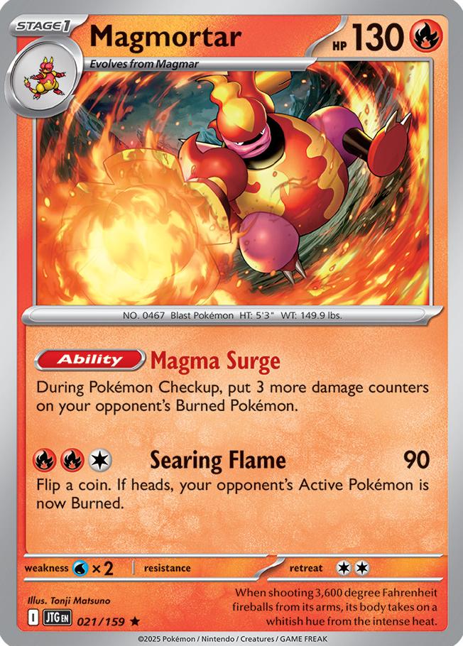 Magmortar 2025 Pokemon Scarlet & Violet Journey Together