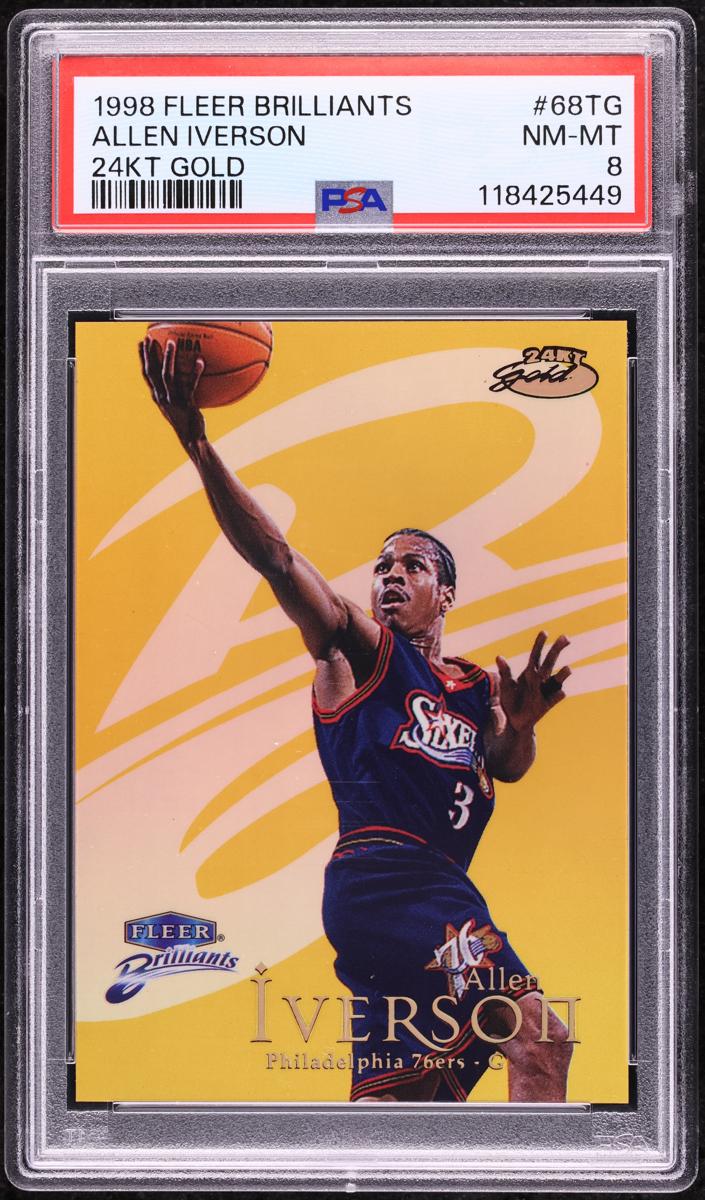 1998 Allen Iverson [24kt Gold] #68