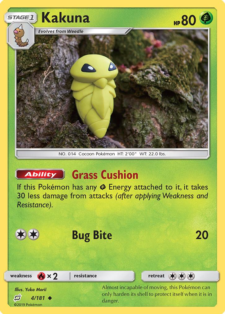 Kakuna 2019 Pokemon Sun & Moon Team Up